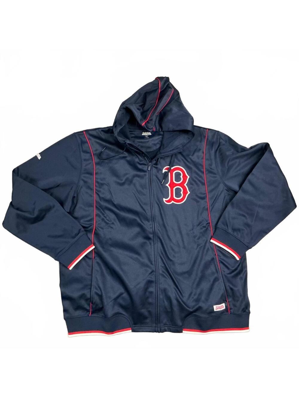 Stitches Boston Red Sox 3XL Navy Blue Full Zip Hoodie Jacket